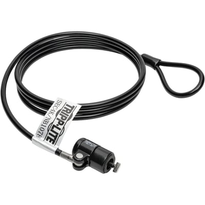 Tripp Lite by Eaton Security Lock for Laptops and Peripherals Keyed 4 ft. (1.22 m) Cable