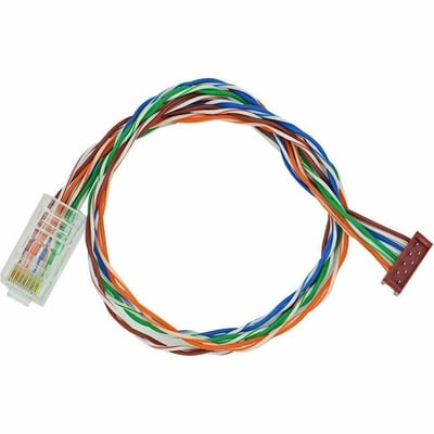 Brainboxes IDC-MM to RJ45 30cm Gigabit Cable Pack of 5