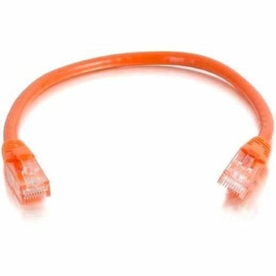 Quiktron Q-Series Patch Cords, CAT6, booted, Orange, 6 FT