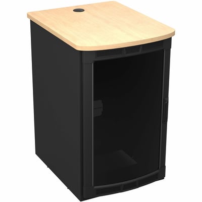 Middle Atlantic BGR Series 25RU Rolling Presentation Rack with Kensington Middle Atlanticle Top - 31.35in Depth