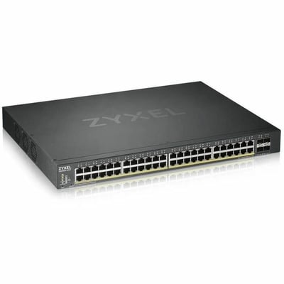 ZYXEL 48-port GbE Smart Managed PoE Switch with 4 SFP+ Uplink