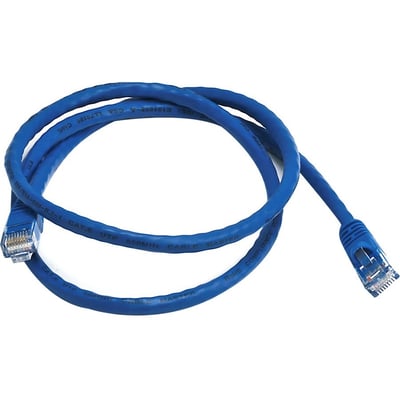 CAT6 24AWG UTP ETHERNET NETWORK PATCH CABLE, 3FT BLUE