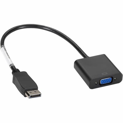 DISPLAYPORT TO VGA ADAPTER - MALE/FEMALE, 6-IN./9-IN. (15.2/22.8-CM)