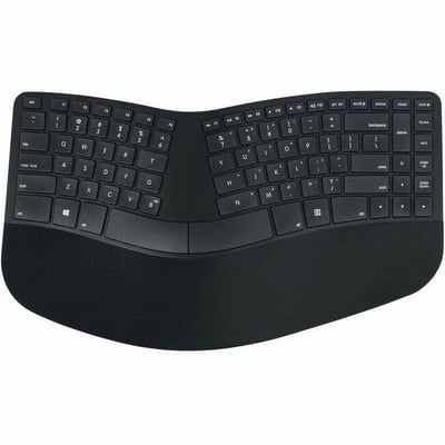 THE MATIAS SCULPTED ERGONOMIC RECHARGEABLE KEYBOARD FOR PC