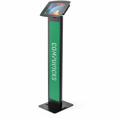 THE SPACE IPAD ENCLOSURE FEATURES ROUNDED EDGES AND OPEN CORNERS FOR IMPROVED VE