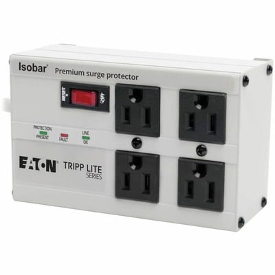 Tripp Lite by Eaton Isobar Ultra Surge 4 outlet 6' Cord Metal Housing 3330 Joules