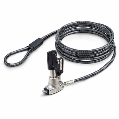 SLIM LAPTOP CABLE LOCK 6.6FT NOBLE WEDGE SLOT COMPATIBLE