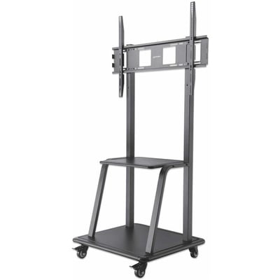 Trolley Mount Stand for TV & Monitors, For screens 37" to 100" , VESA compatability: all between 200x200 to 800x600mm - check the dimensions of the four mounting holes on back of screen to ensure it fits, Max 150kg, Black, LFD, Stand, Bracket