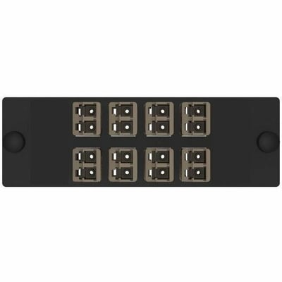 Panduit Opticom Keyed L-Light Brown/Non-Keyed FAP, OM4, 8 LC Duplex