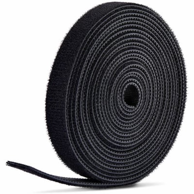 75 FT. CUT-TO-SIZE HOOK AND LOOP CABLE TIE - 0.5IN WIDE
