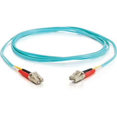 3M 10GB FIBER OPTIC PATCH CABLE LC/LC 50/125 MMF DUPLEX PVC