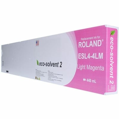 WF Non-OEM New Light Magenta Wide Format Inkjet Cartridge for Roland ESL4-4LM