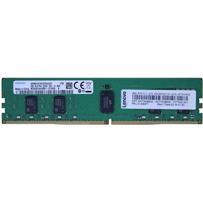 LENOVO 8GB (1X8GB) 1RX8 PC4-21300V-R DDR4-2666MHZ RDIMM