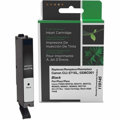 Clover Imaging Remanufactured High Yield Black Ink Cartridge for Canon CLI-271XL (0336C001)