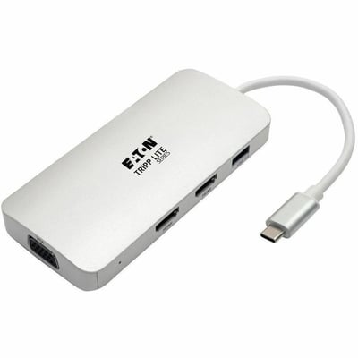 Tripp Lite by Eaton USB C Docking Station w/USB Hub, 2x HDMI, VGA, PD Charging 1080p, USB Type C, USB-C, USB Type-C