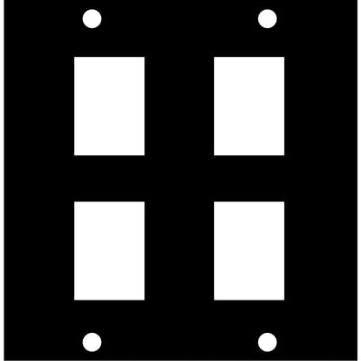 Middle Atlantic UCP Punchout Panel