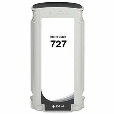 WF Non-OEM New Matte Black Wide Format Ink Cartridge for HP 727 (B3P22A)