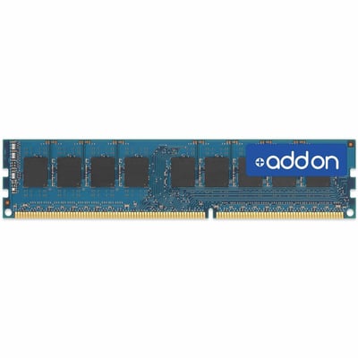 AddOn Dell&reg; A6572107 Compatible Factory Original 8GB DDR3-1600MHz Unbuffered ECC Dual Rank x8 1.5V 240-pin CL11 UDIMM