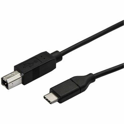 StarTech.com 0.5m USB C to USB B Printer Cable - M/M - USB 2.0 - USB C to USB B Cable - USB C Printer Cable - USB Type C to Type B Cable