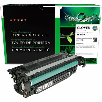 Clover Imaging Remanufactured High Yield Black Toner Cartridge for HP 504X (CE250X)