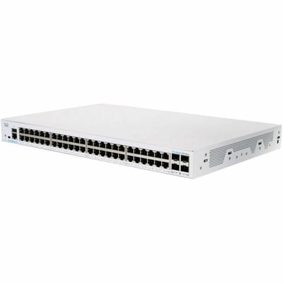 CBS250 SMART 48-PORT GE, PARTIAL POE, 4X1GSFP REMANUFACTURED