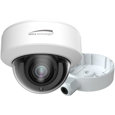 Speco H8D7M 8 Megapixel 4K Surveillance Camera - Color - Dome - White