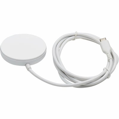 15W WIRELESS CHARGING PAD FOR IPHONE AND AIRPODS 5FT CABLE WHITE