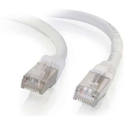 2FT CAT6 SNAGLESS STP CABLE-WHT CABLE-WHTCOPPER CORDS/CABLES