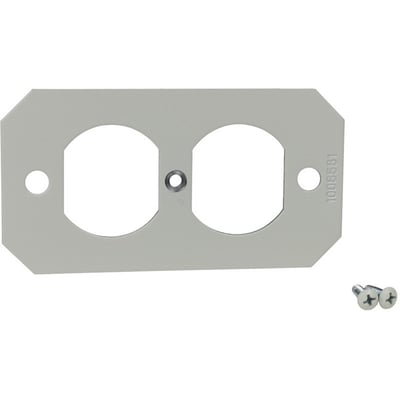 Wiremold Evolution 8AT Series Duplex Device Plate