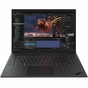 Lenovo ThinkPad P1 Gen 6 21FV001SUS 16" Mobile Workstation - WQXGA - 2560 x 1600 - Intel Core i7 13th Gen i7-13800H Tetradeca-core (14 Core) 2.50 GHz - 16 GB Total RAM - 512 GB SSD - Black Paint