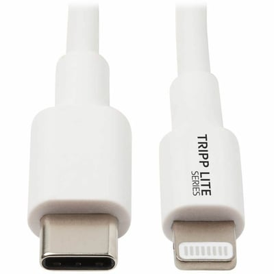 USB C LIGHTNING CHARGING CABLE SYNC M/M USB 2.0 WHITE 3FT 0.9M