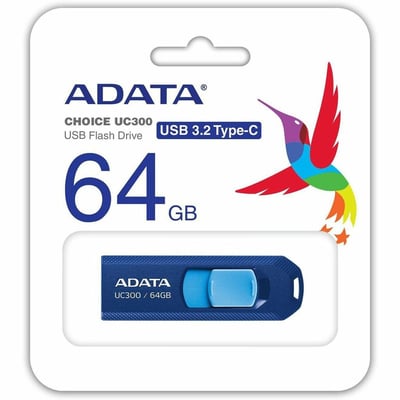 Adata Choice UC300 64GB USB 3.2 (Gen 1) Type C Flash Drive