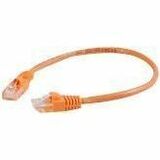 Quiktron Q-Series Patch Cords, Cat6, Non-Booted, Orange, 2 Ft