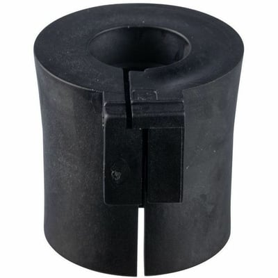 Panduit Cable Entry Grommet, Single, Medium, 0.47"-0.51" , Black TPE, 4 PC