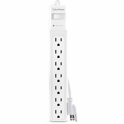 CYBERPOWER CSB706W SURGE 7OL 1500J 6 CORD WHITE