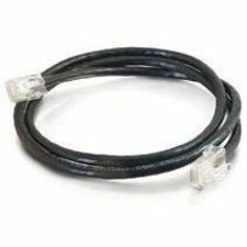 Quiktron Q-Series Patch Cords, CAT5E, Non-Booted, Black, 2 FT