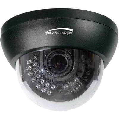 Speco HT649K 1.3 Megapixel Indoor Surveillance Camera - Color - Dome - Black