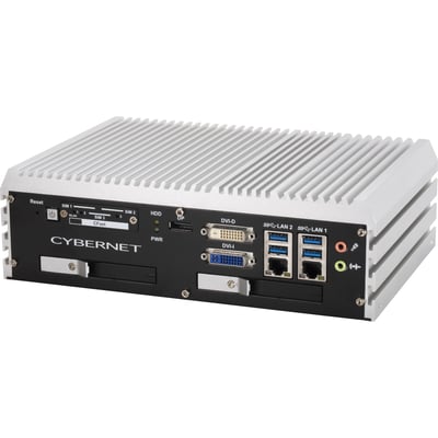 Cybernet E IPC-E1S Desktop Computer - Intel Core i5 6th Gen i5-6500TE - 8 GB - 128 GB SSD - Mini PC - Silver