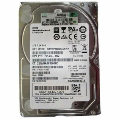 HPE Sourcing 2 TB Hard Drive - 2.5" Internal - SAS (6Gb/s SAS)