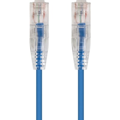 SLIMRUN  CAT6 UTP CABLE-1FT BLUE