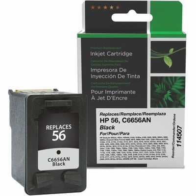 Clover Imaging Remanufactured Black Ink Cartridge for HP 56 (C6656AN)