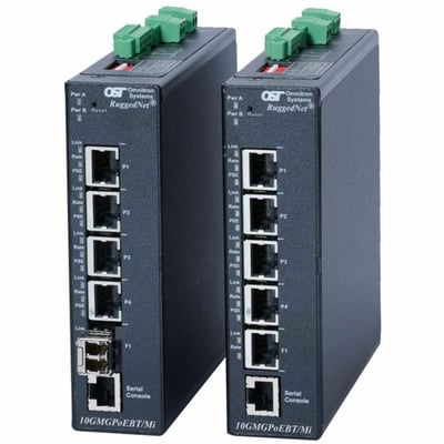 MULTI-GIGABIT POE 100W SWITCH M ANAGED 5 PORT RJ45 LINK 2XDC -40-75