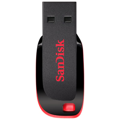 SANDISK CRUZER BLADE USB 2.0 TYPE A 16GB USB PLASTIC INTEGRATED