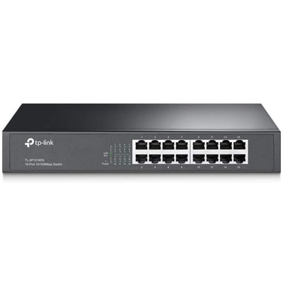TP-LINK TL-SF1016DS - 16-Port 10/100Mbps Fast Ethernet Switch