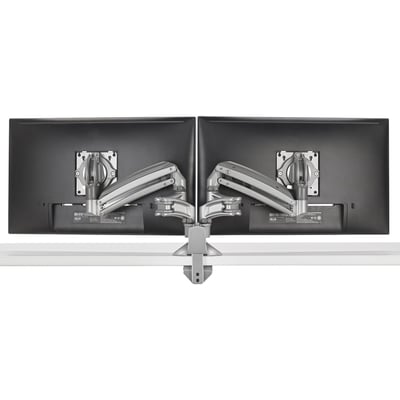 Chief Kontour KX Low-Profile Dual Monitor Arm Desk Mount - For 10-30 Inch Monitors - Display Desk Mount - Black