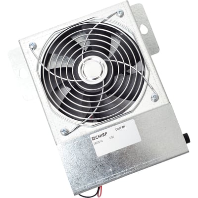 Chief Plenum Rated Fan Kit - Silver