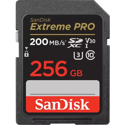 EXTREME PRO SD 200/140MB/S RW C UHS U3 V30 RPD2 4X6 BOX