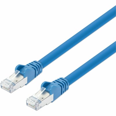 CAT8.1 S/FTP NETWORK PATCH CABLE, 25 FT., BLUE