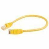 Quiktron Q-Series Patch Cords, CAT5E, Booted, Yellow, 50 FT
