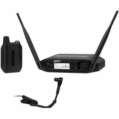 Shure Digital Wireless Instrument System with BETA 98H Flexible Gooseneck Microphone